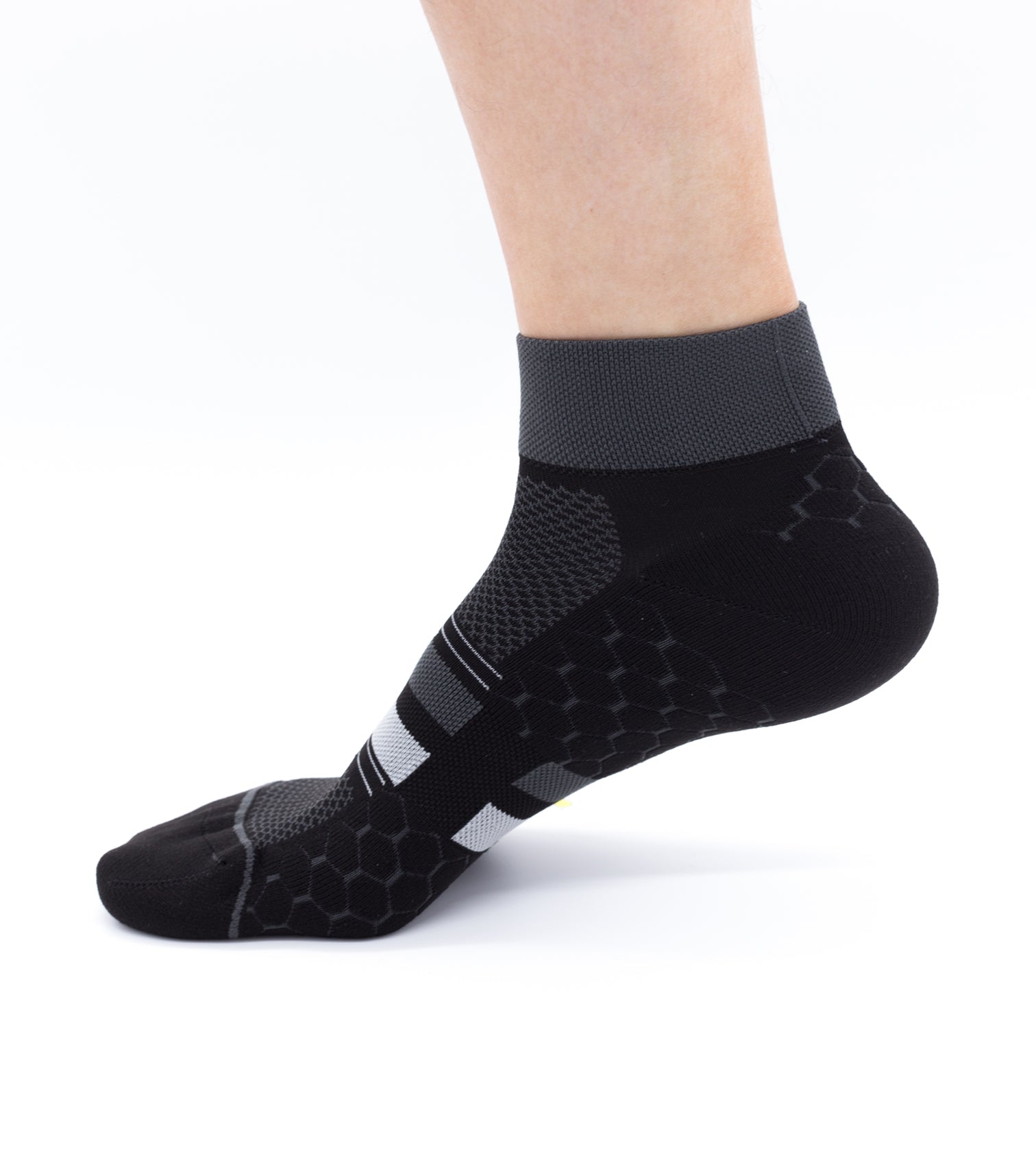 On Calcetines Running Hombre - Performance High - Black & Shadow